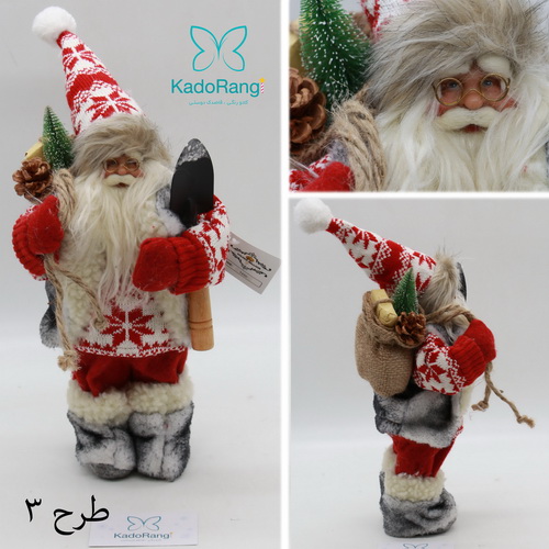 فروش اینترنتی عروسک بابانوئل 30 سانتی
